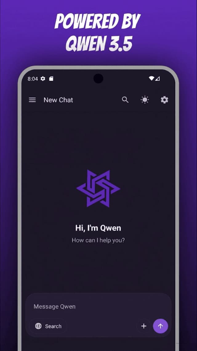 Quen AI App Interface